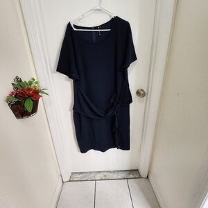 Musol navy 5xl shift dress work wear/ office wear dress nwot stretchy